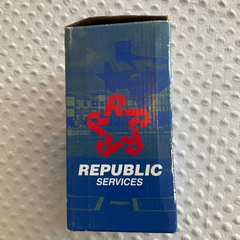 Republic Services Trash Monster Piggy Bank Unisex OS Orange Mascot Collectible